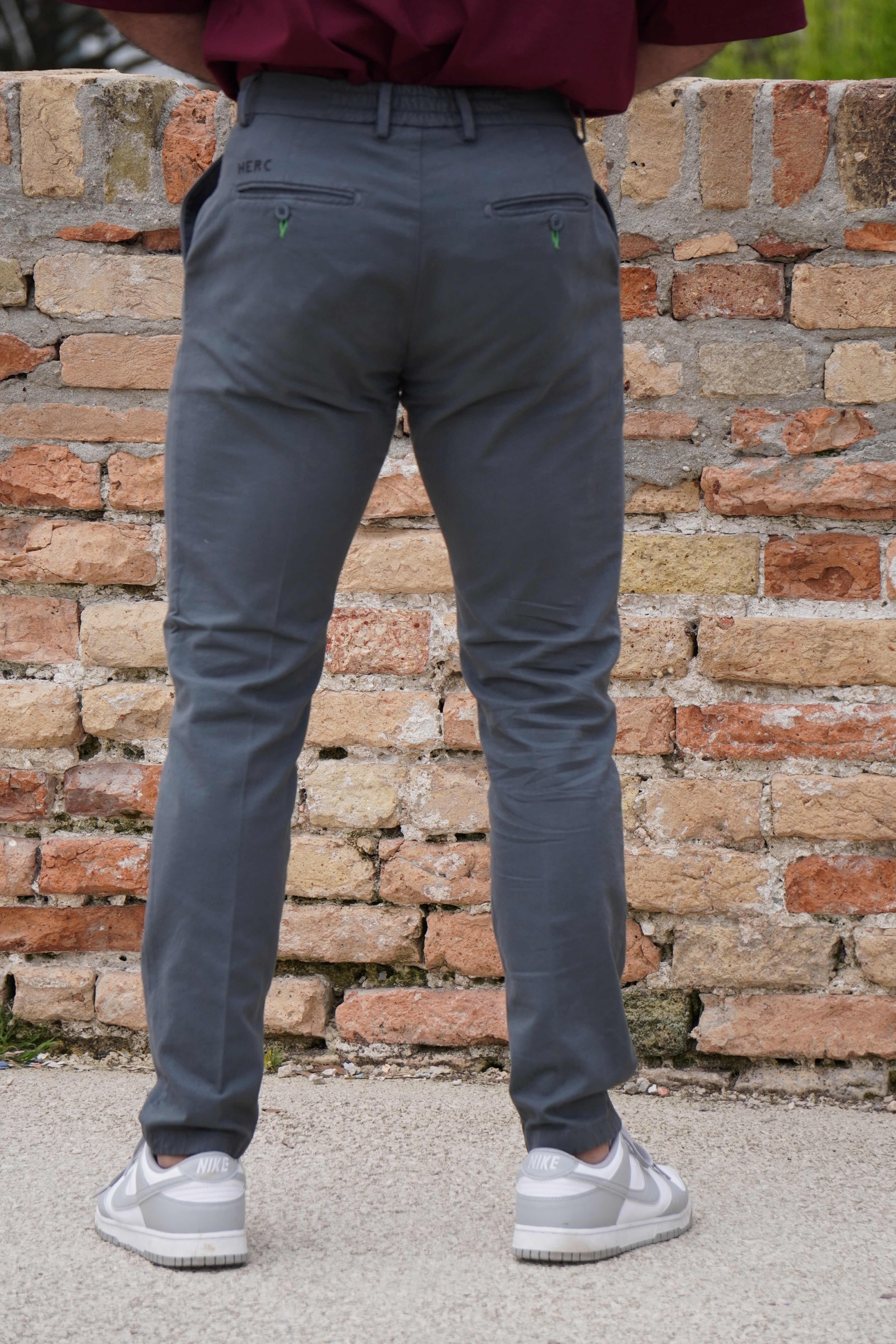 PANTALONE CHINO GRIGIO