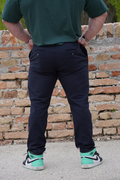BLUE CHINO PANTS