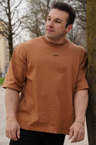 TOBACCO OVERSIZE LOGO T-SHIRT