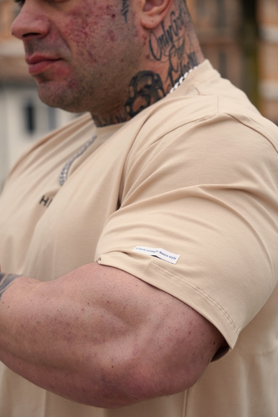 REGULAR FIT CROP LOGO T-SHIRT