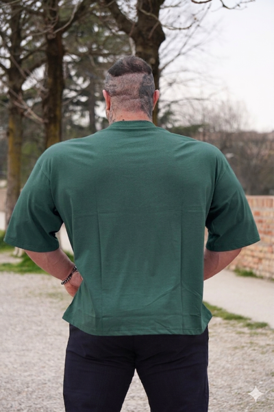 FOREST GREEN OVERSIZE LOGO T-SHIRT